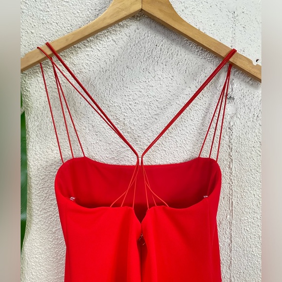 Nookie Trinity 2 way Red Midi Dress Size M NWT bloggers favorite - Picture 5 of 8